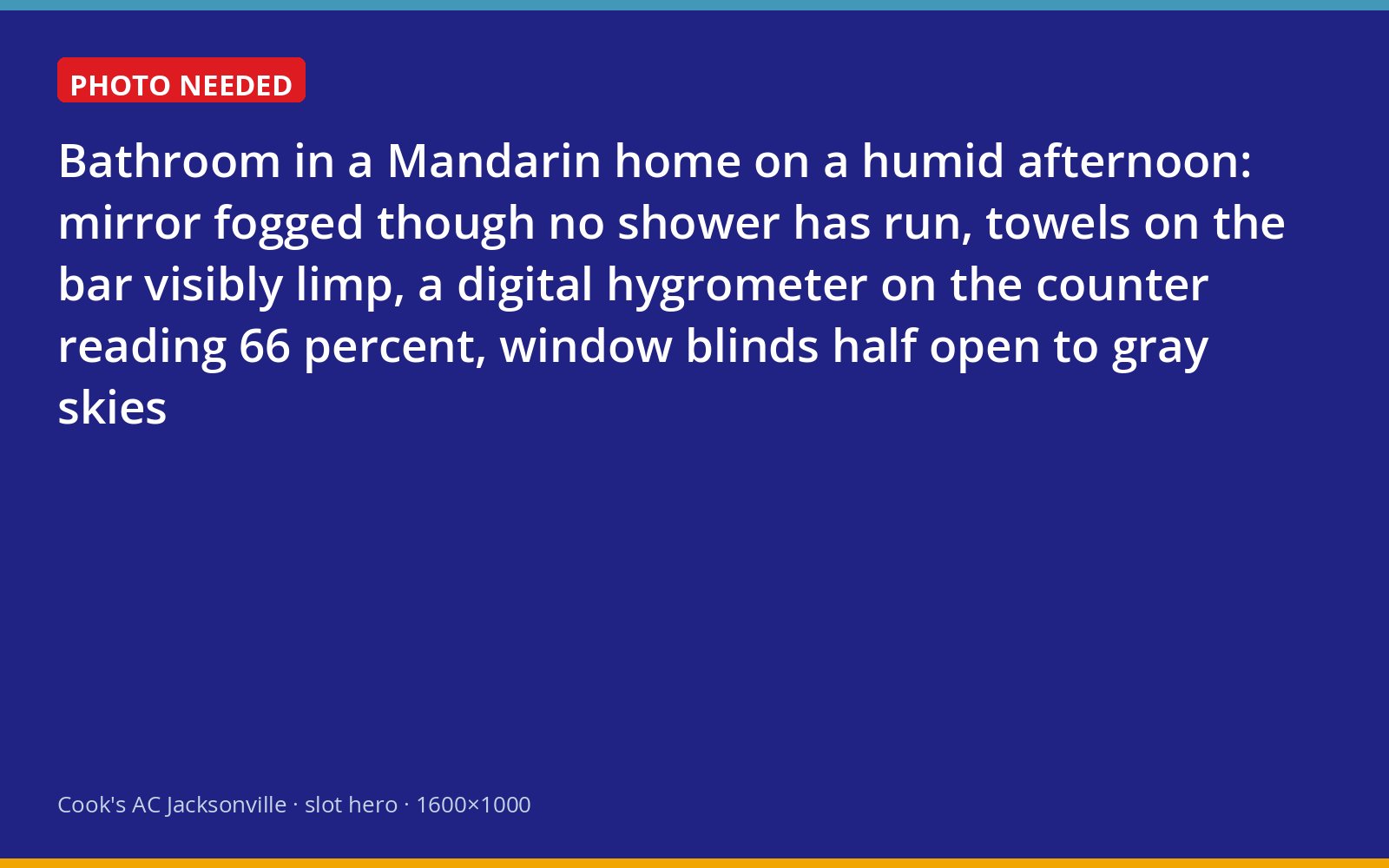Fogged mirror and a hygrometer reading 66 percent humidity inside a Jacksonville home with the AC running
