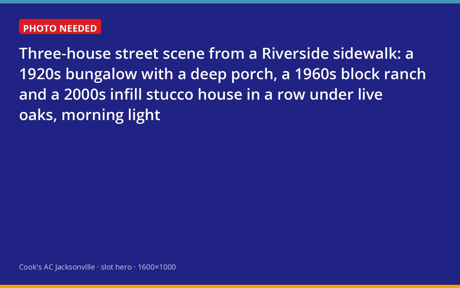 Three eras of Jacksonville homes side by side on a Riverside street