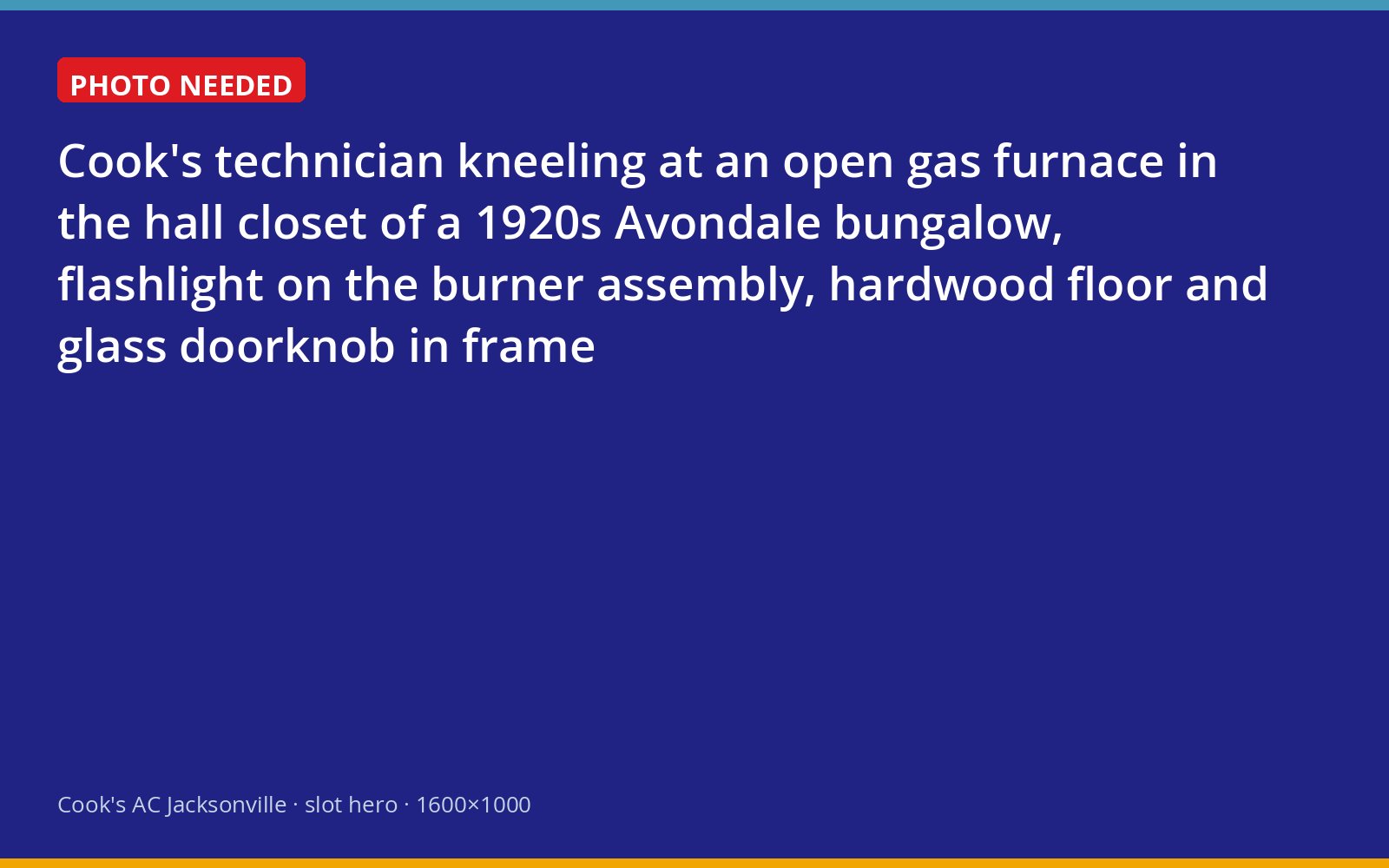 Technician inspecting the burners of a gas furnace in an Avondale bungalow closet