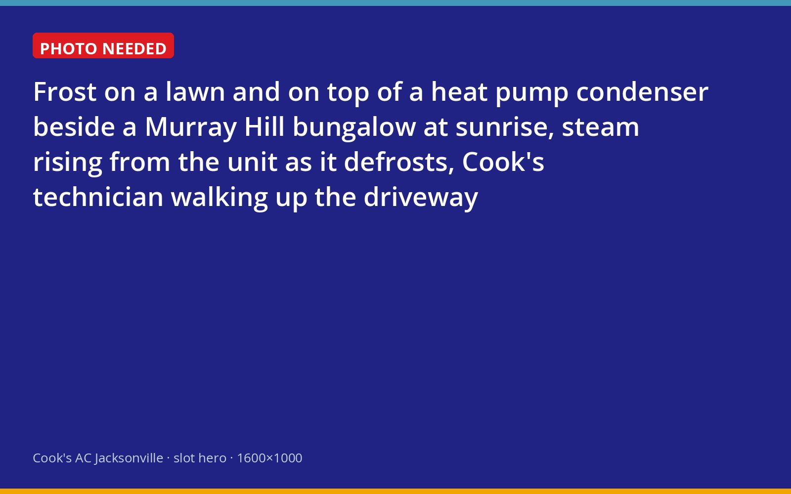 Heat pump defrosting on a frosty Murray Hill morning as a Cook's technician arrives