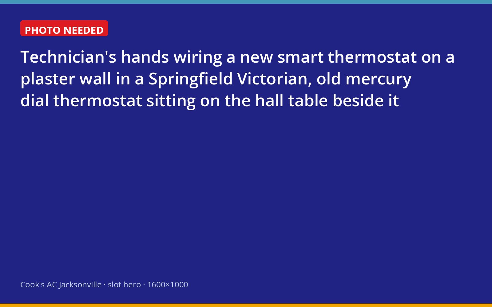 Replacing an old dial thermostat with a smart thermostat in a Springfield home